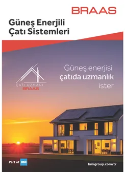 Braas PV OnRoof Broşür Ana Kapak Görseli